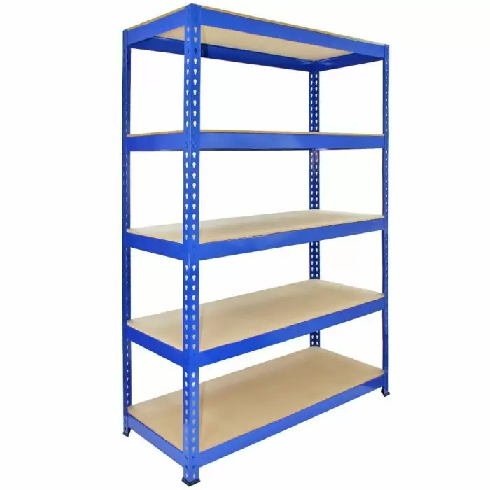 Monster Racking Q-Rax Blue Metal Shelving Units - 120cm X 180cm X 50cm 3 Monster Racking Q-Rax Blue Metal Shelving Units - 120cm X 180cm X 50cm