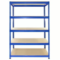 Monster Racking Q-Rax Blue Metal Shelving Units - 120cm X 180cm X 50cm 10 Monster Racking Q-Rax Blue Metal Shelving Units - 120cm X 180cm X 50cm -Parasol Shop 7002 002 2nd.jpg.mst
