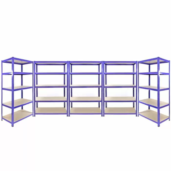 Monster Racking 3 X Q-Rax Blue 120 X 50 X 180cm & 2 X Racking Blue 90 X 50 X 180cm 3 Monster Racking 3 X Q-Rax Blue 120 X 50 X 180cm & 2 X Racking Blue 90 X 50 X 180cm