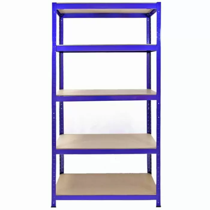 Monster Racking T-Rax Metal Storage Shelves, Blue, 90cm W, 45cm D, Set Of 5 4 Monster Racking T-Rax Metal Storage Shelves, Blue, 90cm W, 45cm D, Set Of 5 - Image 2