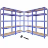 Monster Racking T-Rax Metal Storage Shelves, Blue, 90cm W, 45cm D, Set Of 4 -Parasol Shop 7008 4 7100 001 1 2nd.jpg.mst