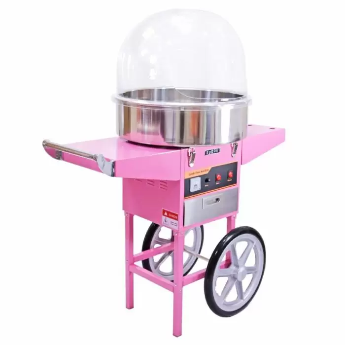 KuKoo Candy Floss Machine With Cart & Protective Dome 4 KuKoo Candy Floss Machine With Cart & Protective Dome - Image 2