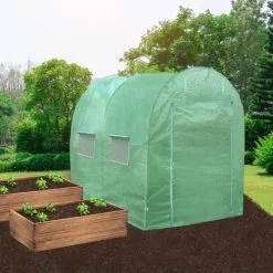 MonsterShop Polytunnel 25mm 4m X 2m With Racking -Parasol Shop b092jdtgcm.pt02.jpg