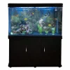 MonsterShop Aquarium Fish Tank & Cabinet With Complete Starter Kit - Black Tank & Blue Gravel -Parasol Shop blank background main image copy 2.jpg.mst