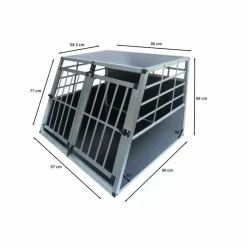 Monster Shop Car Pet Crate - Large Double Doors 10 Monster Shop Car Pet Crate - Large Double Doors -Parasol Shop cage 2.2.jpg.mst