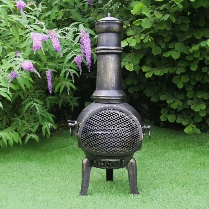 Jardi Jardí Rattan Corner Dining Set Black & Chimenea 6 Jardi Jardí Rattan Corner Dining Set Black & Chimenea - Image 4