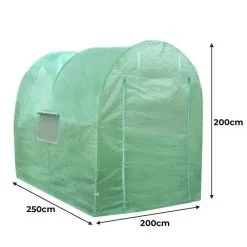 MonsterShop Polytunnel 19mm 2.5m X 2m With Racking -Parasol Shop dimensions image mobile copy 1 3