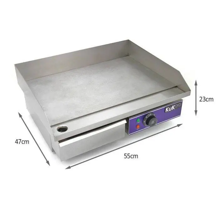 KuKoo 50cm Wide Electric Griddle & Griddle Scraper 7 KuKoo 50cm Wide Electric Griddle & Griddle Scraper - Image 5