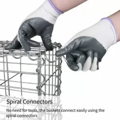 MonsterShop Gabion Baskets 100 X 30 X 30cm / 3 Pack -Parasol Shop gabion baskets and cages 24961 image 6.jpg.mst