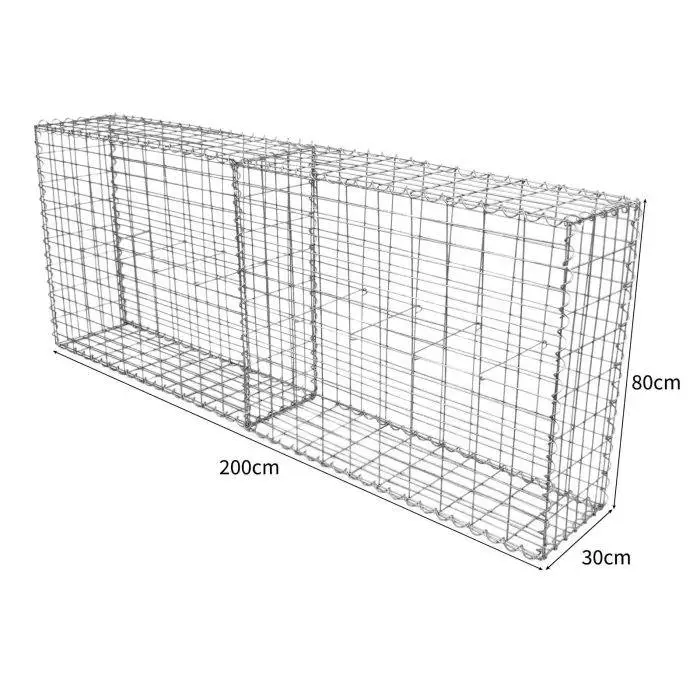 MonsterShop Gabion Baskets 100 X 80 X 30cm / 6 Pack 6 MonsterShop Gabion Baskets 100 X 80 X 30cm / 6 Pack - Image 4