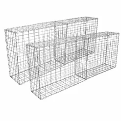 MonsterShop Gabion Baskets 100 X 95 X 30cm / 4 Pack