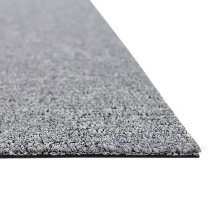 MonsterShop Platinum Grey Carpet Tiles With Spray Adhesive 7 MonsterShop Platinum Grey Carpet Tiles With Spray Adhesive - Image 5