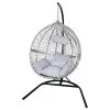 Jardi Grey Egg Chair -Parasol Shop grey rattan egg chair 28007 007