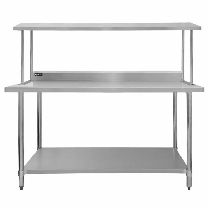 KuKoo 5ft Catering Bench With Single Over-Shelf 3 KuKoo 5ft Catering Bench With Single Over-Shelf