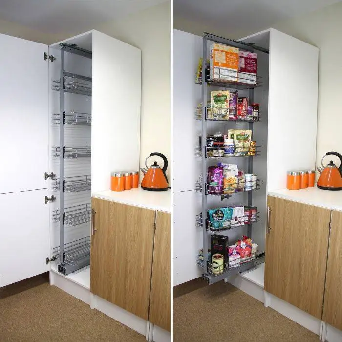 KuKoo Pull Out Soft Close Kitchen Larder – 170-195cm High 4 KuKoo Pull Out Soft Close Kitchen Larder – 170-195cm High - Image 2