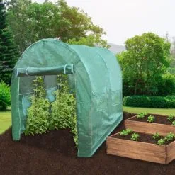 MonsterShop Polytunnel 25mm 3m X 2m -Parasol Shop lifestyle image 2 2 windows open door copy