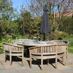 MonsterShop Grey Cantilever Parasol & Square Base -Parasol Shop parasol grey square base 28121 006