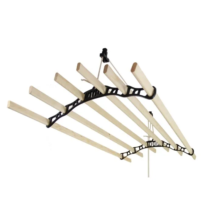 MonsterShop Clothing Airer Ceiling Pulley - Black - 2m 4 MonsterShop Clothing Airer Ceiling Pulley - Black - 2m - Image 2