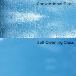 MonsterShop Glass Door Canopy & Brackets, 144cm W, 80cm D 7 MonsterShop Glass Door Canopy & Brackets, 144cm W, 80cm D -Parasol Shop self cleaning glass 1 2nd.jpg.mst