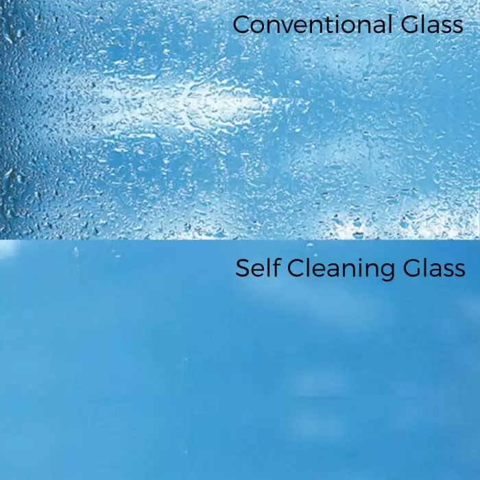 MonsterShop Glass Door Canopy & Brackets, 144cm W, 80cm D 5 MonsterShop Glass Door Canopy & Brackets, 144cm W, 80cm D - Image 3