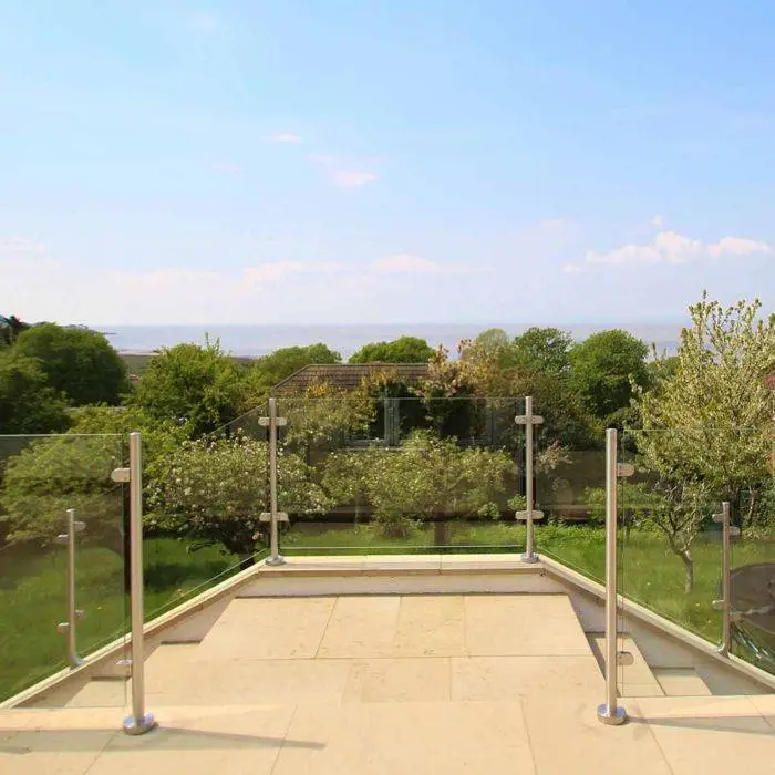 MonsterShop Stainless Steel Balustrade, End Post, 90cm H 4 MonsterShop Stainless Steel Balustrade, End Post, 90cm H - Image 2