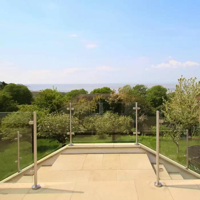 MonsterShop Stainless Steel Balustrade, Mid Post, 110cm H 5 MonsterShop Stainless Steel Balustrade, Mid Post, 110cm H - Image 3