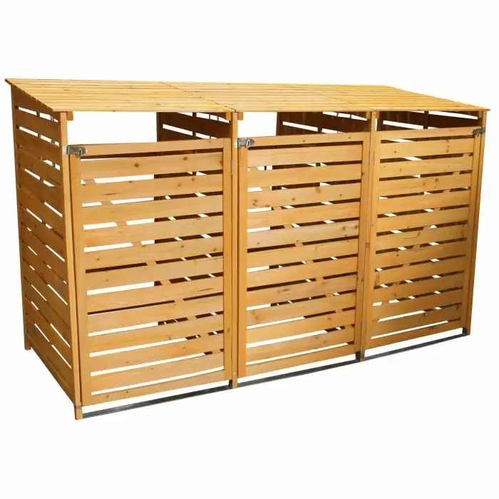 MonsterShop Triple Wheelie Bin Storage 6 MonsterShop Triple Wheelie Bin Storage - Image 4