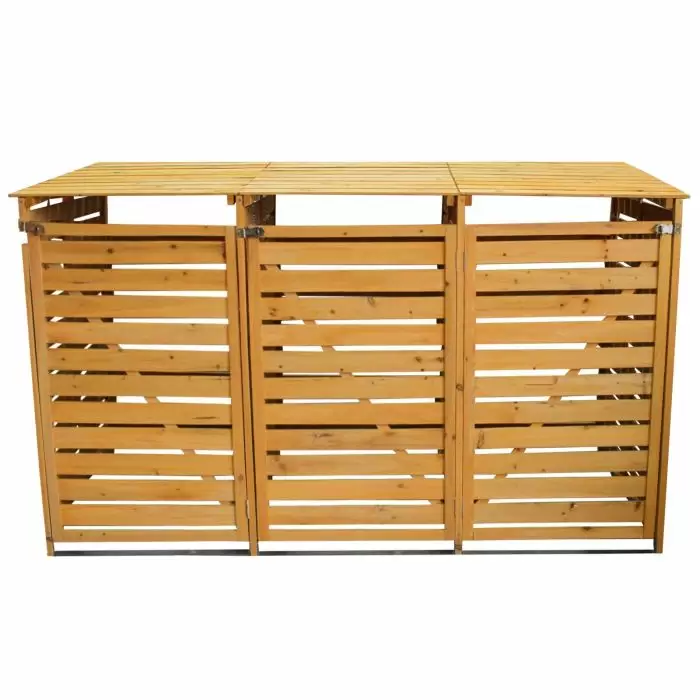 MonsterShop Triple Wheelie Bin Storage 4 MonsterShop Triple Wheelie Bin Storage - Image 2